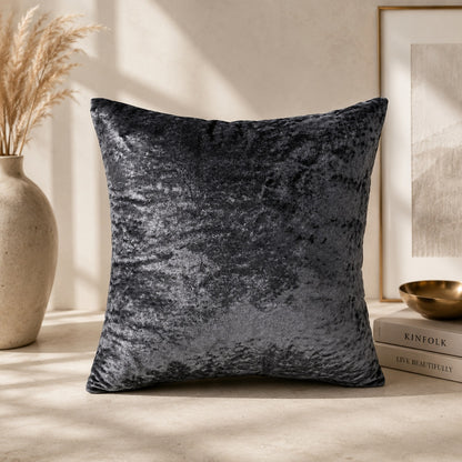 Crushed Velvet Cushion Cover – Soft and Elegant Decorative Pillowcase Available in Various Colors Pack of one