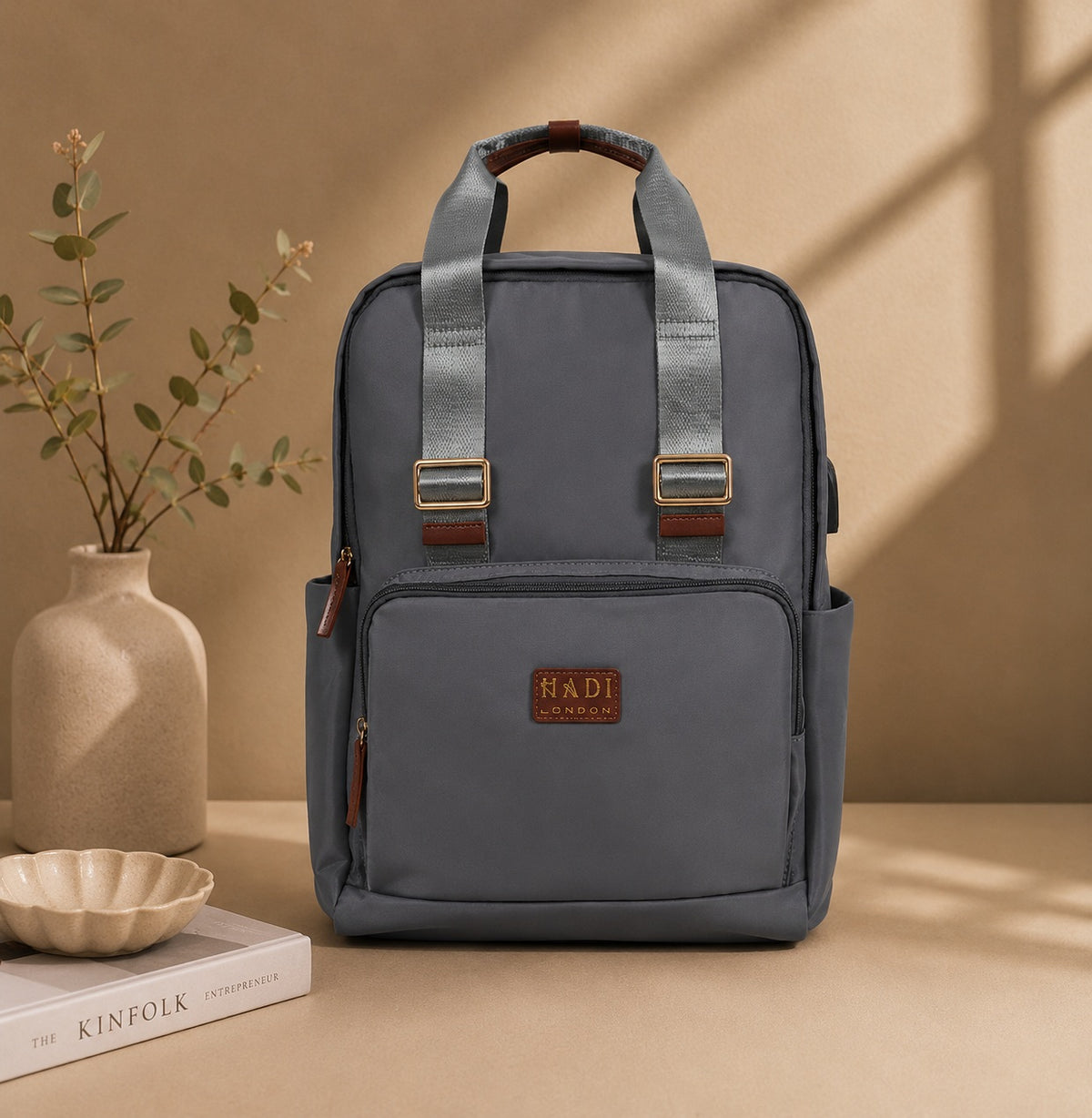 Unisex Waterproof Laptop Backpack – 15.6-Inch