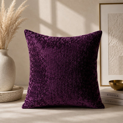 Crushed Velvet Cushion Cover – Soft and Elegant Decorative Pillowcase Available in Various Colors Pack of one