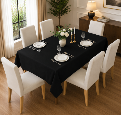 Luxury Rectangular Tablecloth - Premium Washable Dining Table Cover